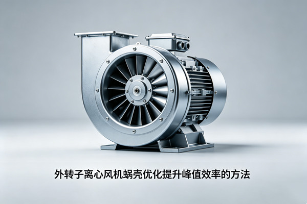 外轉(zhuǎn)子離心風(fēng)機蝸殼優(yōu)化提升峰值效率的方法